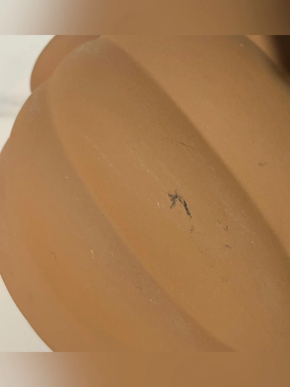 LOUISE roe BALLOON VASE 01 SANDED OCKER
